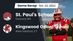 Recap: St. Paul's School vs. Kingswood Oxford School 2022