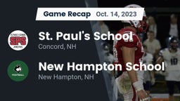 Recap: St. Paul's School vs. New Hampton School  2023