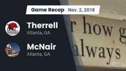 Recap: Therrell  vs. McNair  2018