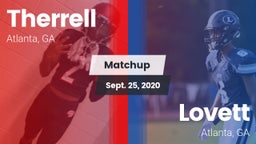Matchup: Therrell vs. Lovett  2020