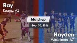 Matchup: Ray vs. Hayden  2016