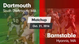 Matchup: Dartmouth vs. Barnstable  2016