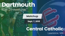 Matchup: Dartmouth vs. Central Catholic  2018