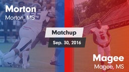 Matchup: Morton vs. Magee  2016