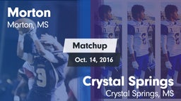 Matchup: Morton vs. Crystal Springs  2016