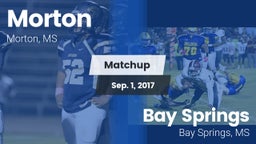Matchup: Morton vs. Bay Springs  2017