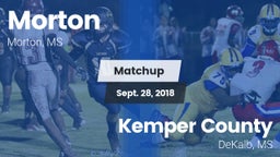 Matchup: Morton vs. Kemper County  2018