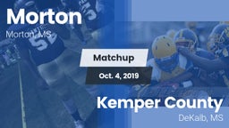 Matchup: Morton vs. Kemper County  2019