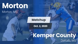 Matchup: Morton vs. Kemper County  2020