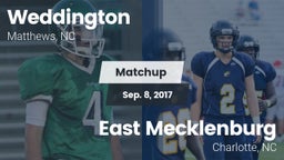 Matchup: Weddington vs. East Mecklenburg  2017
