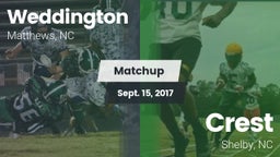 Matchup: Weddington vs. Crest  2017