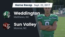 Recap: Weddington  vs. Sun Valley  2017
