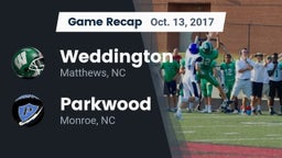 Recap: Weddington  vs. Parkwood  2017