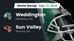 Recap: Weddington  vs. Sun Valley  2018
