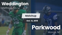 Matchup: Weddington vs. Parkwood  2018