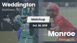 Matchup: Weddington vs. Monroe  2018