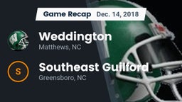 Recap: Weddington  vs. Southeast Guilford  2018