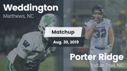 Matchup: Weddington vs. Porter Ridge  2019