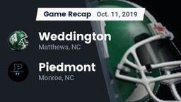 Recap: Weddington  vs. Piedmont  2019