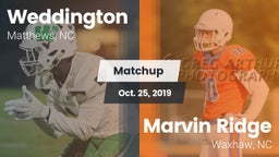 Matchup: Weddington vs. Marvin Ridge  2019
