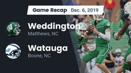 Recap: Weddington  vs. Watauga  2019