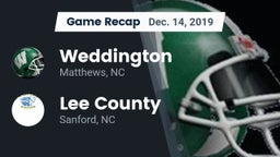 Recap: Weddington  vs. Lee County  2019