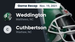 Recap: Weddington  vs. Cuthbertson  2021