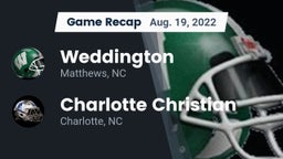 Recap: Weddington  vs. Charlotte Christian  2022