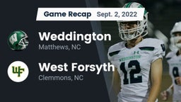 Recap: Weddington  vs. West Forsyth  2022