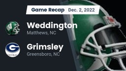 Recap: Weddington  vs. Grimsley  2022