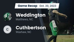 Recap: Weddington  vs. Cuthbertson  2023