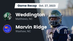 Recap: Weddington  vs. Marvin Ridge  2023