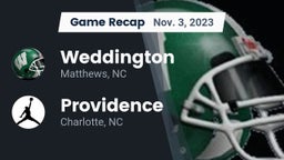 Recap: Weddington  vs. Providence  2023