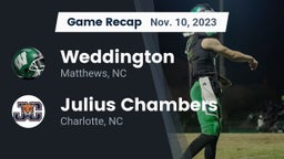 Recap: Weddington  vs. Julius Chambers  2023