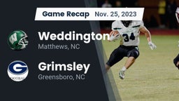 Recap: Weddington  vs. Grimsley  2023