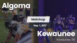 Matchup: Algoma vs. Kewaunee  2017