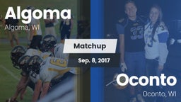 Matchup: Algoma vs. Oconto  2017