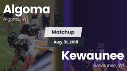Matchup: Algoma vs. Kewaunee  2018