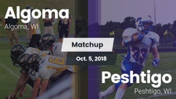 Matchup: Algoma vs. Peshtigo  2018