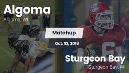 Matchup: Algoma vs. Sturgeon Bay  2018