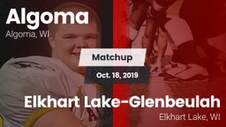 Matchup: Algoma vs. Elkhart Lake-Glenbeulah  2019