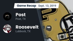 Recap: Post  vs. Roosevelt  2019