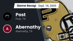 Recap: Post  vs. Abernathy  2020