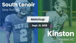 Matchup: South Lenoir vs. Kinston  2018