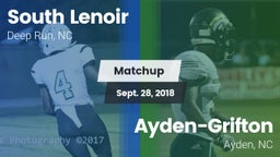 Matchup: South Lenoir vs. Ayden-Grifton  2018