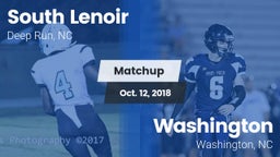 Matchup: South Lenoir vs. Washington  2018
