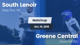 Matchup: South Lenoir vs. Greene Central  2018