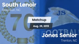 Matchup: South Lenoir vs. Jones Senior  2019