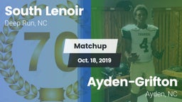 Matchup: South Lenoir vs. Ayden-Grifton  2019