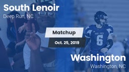 Matchup: South Lenoir vs. Washington  2019